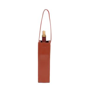 Bolsa de Vinho em Couro 29x8x8cm Spicy