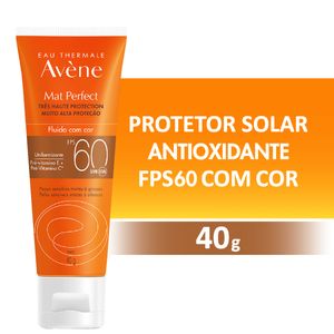 Protetor Solar Mat Perfect Fluido Com Cor Avène FPS60 Universal