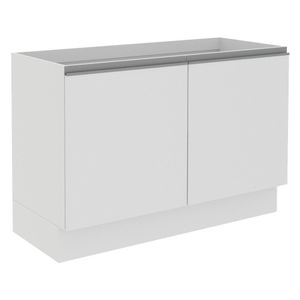 Balcão de Pia Glamy Branco 2 Portas Madesa