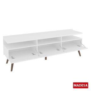 Rack e Painel para TV Londres Branco Madesa