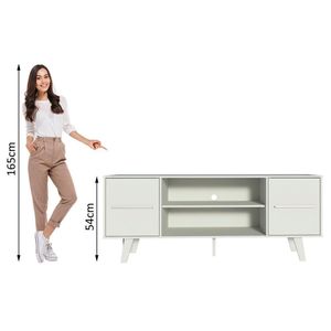 Rack para TV Copenhagen Branco Madesa