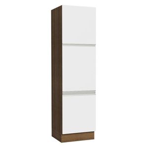 Paneleiro Glamy 60 cm 3 Portas Rustic/Branco Madesa