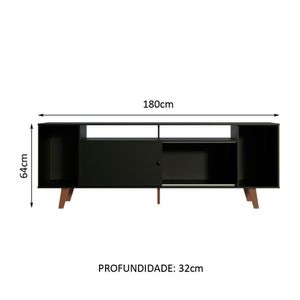 Rack para Tv 65 Polegadas Cancun com Pés Madesa 70088N5ZPP