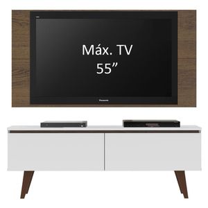 Rack Le Mans E Painel Para Tv Até 55" 2 Portas