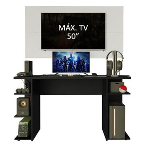 Mesa Gamer Painel para TV até 50" Madesa