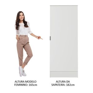 Sapateira Isis 1 Porta Branco Madesa