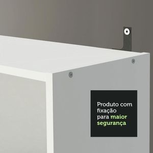Escrivaninha Madesa Rubi Estante Livreiro Branco