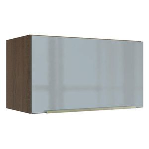 Armário Aéreo Madesa Lux 60cm 1 Porta Basculante Rustico Cza