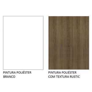 Cozinha Completa 100% Mdf Madesa Acordes Branco Rustic