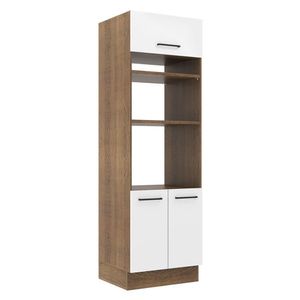 Torre Quente 70 Cm 3 Portas Rustic/branco Rustic/branco