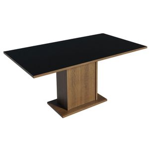 Conjunto Sala De Jantar Mesa Tampo De Madeira 6 Cadeiras