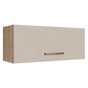 Armário Aéreo 80 Cm 1 Porta Agata Madesa Rustic/crema