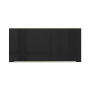 Armário Aéreo 70 Cm 1 Porta Rustic/preto Lux Rustic/preto