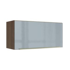 Armário Aéreo 70 Cm 1 Porta Rustic/cinza Lux Rustic/cinza