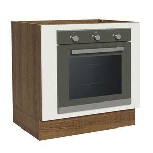 Balcão Para Forno Embutir 80x60cm Sem Tampo Agata