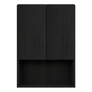 Armário Lavanderia Com 2 Portas Multimóveis Ibiza Preto