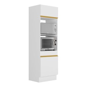 Paneleiro Com Rodapé 2 Portas Para Forno Gw Mp2116 Branco