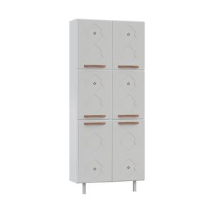 Paneleiro Duplo De Aço 80cm Regina Cr6131 Branco