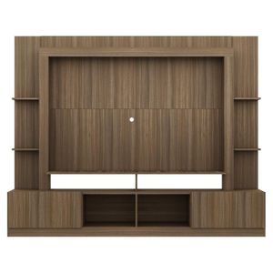 Rack Estante Com Painel Tv 65" E 2 Portas Rio Madeirado