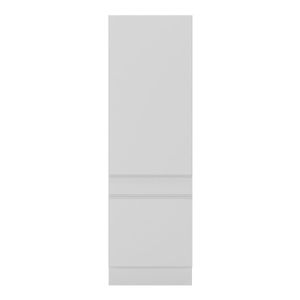 Paneleiro 2 Portas 62cm Com Rodapé Veneza Multimóveis V2119 Branco Branco