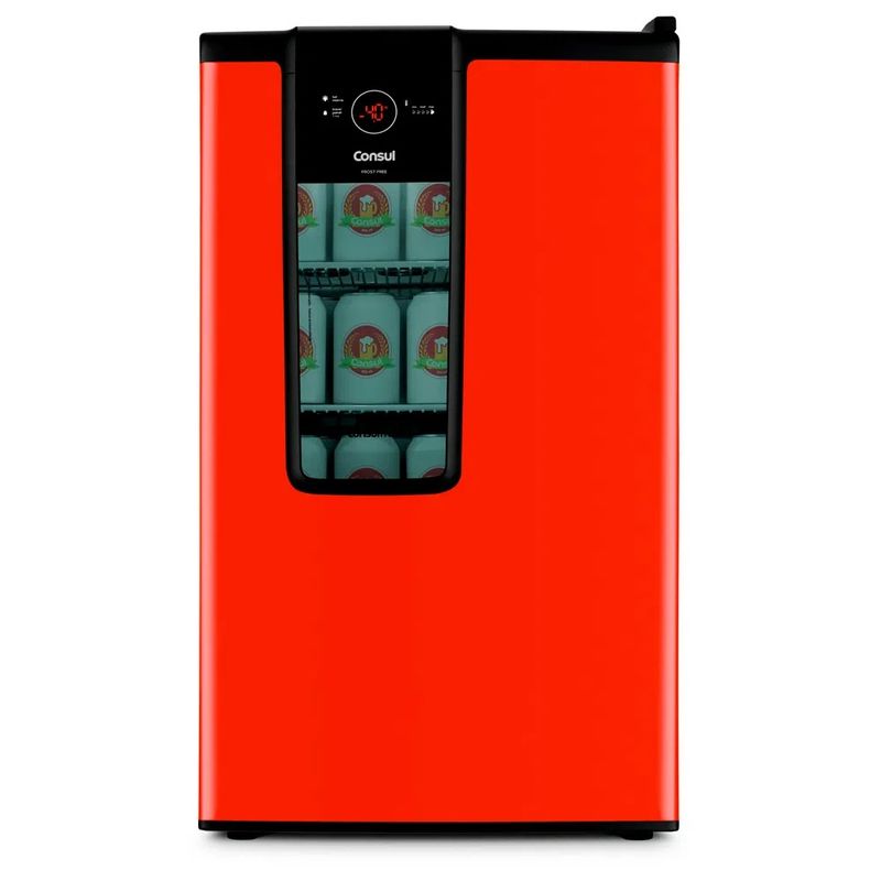 Geladeira/refrigerador 82 Litros 1 Portas Vermelho - Consul - 220v - Czd12avbna