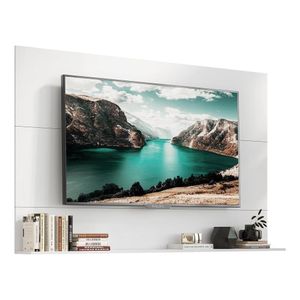 Painel Com Suporte Tv 65" Amsterdã Multimóveis V3656 Branco