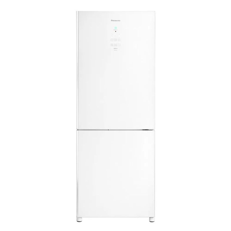 Geladeira Frost Free Panasonic A+++ 425L White Glass NR-BB53GV3W Frente
