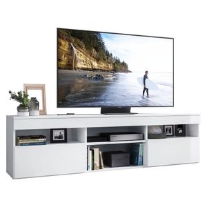 Rack Tv 65" 2 Portas Paris Multimóveis V3326 Branco