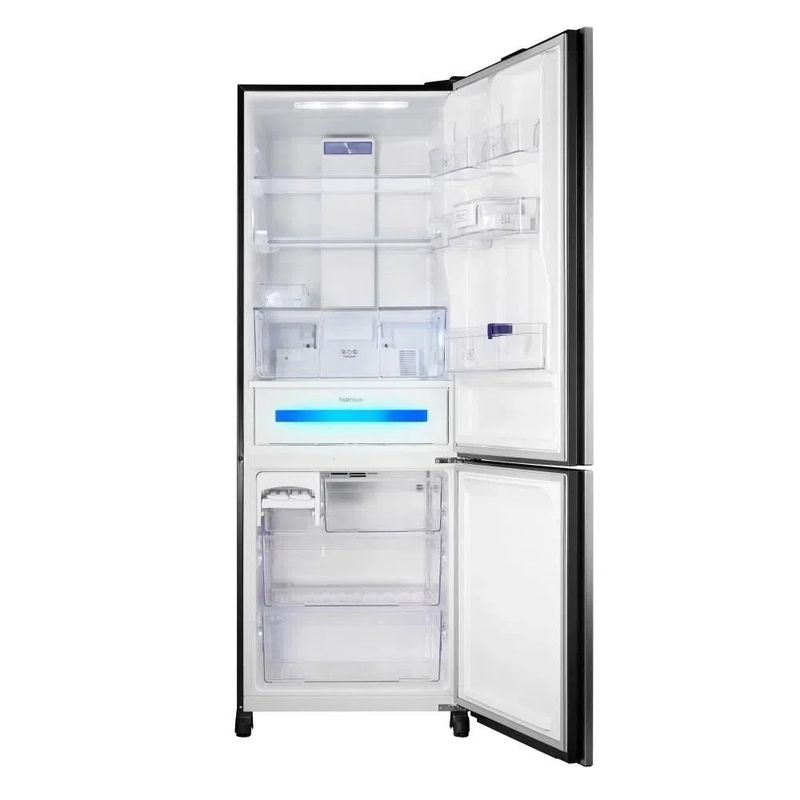 Geladeira Panasonic A+++ 480L Black Glass