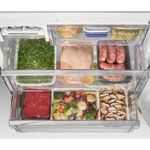 Espaço Interno Geladeira Panasonic A+++ Frost Free 425L White Glass NR-BB53GV3W