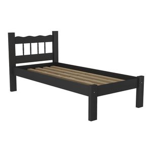 Cama Solteiro Madri Multimóveis Vcr4141 Preto