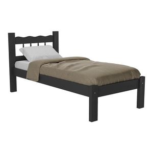 Cama Solteiro Madri Multimóveis Vcr4141 Preto