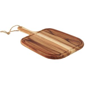 Tábua Para Steak Tramontina Provence Em Madeira Teca Fsc Com Cabo 40x27 Cm