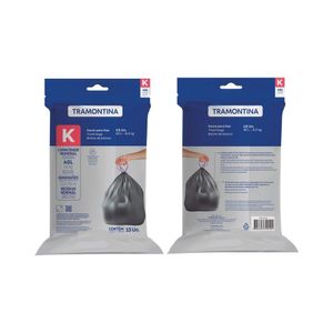 Saco Plástico De Lixo 40 L (k) Para Lixeiras Tramontina