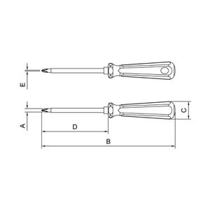 Chave De Fenda Isolada Ponta Cruzada Em Aço Cromo Vanadio 6x200 Mm (1-4x8") Tramontina Pro