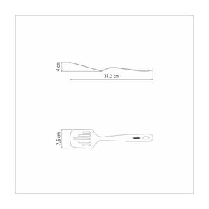 Espátula Tramontina Extrata Perfurada Em Aço Inox