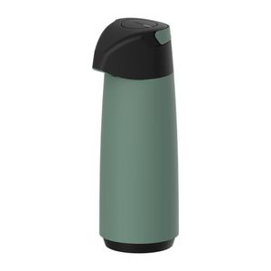 Garrafa Térmica Tramontina Exata Em Plástico Verde Com Ampola De Vidro 1,8 L