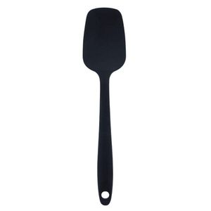 Espatula De Bolo De Silicone Preta 21 Cm Mimo