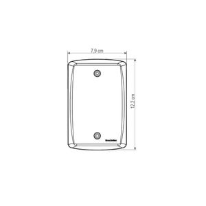 Conjunto 4x2 Com 1 Interruptor 10 A 250 V Tramontina Lux2 Branco