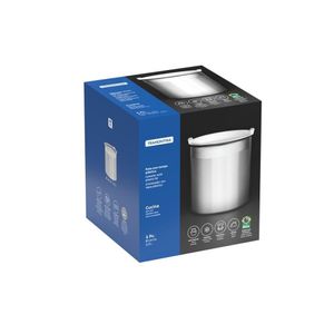 Pote Tramontina Cucina Em Aço Inox Para Mantimentos Com Tampa Plastica 14 Cm 2,3 L