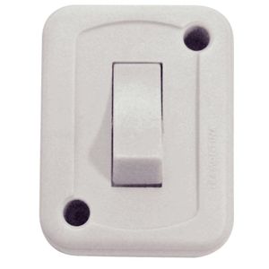 Interruptor De Sobrepor Com 1 Tecla Simples 10 A 250 V Tramontina Branco