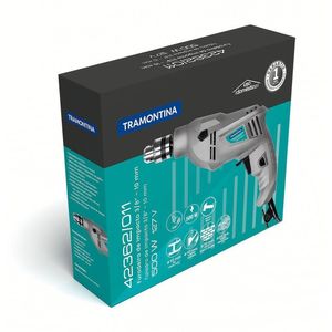 Furadeira De Impacto Tramontina 500 W 127 V 3-8 Polegada Com Sistema De Reversão De Rotação