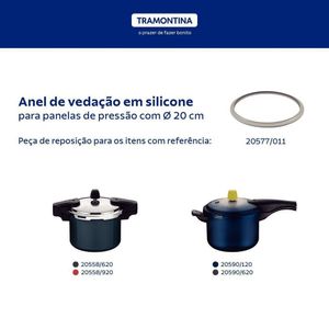 Anel De Vedação Para Panela De Pressão Tramontina Em Silicone 20 Cm