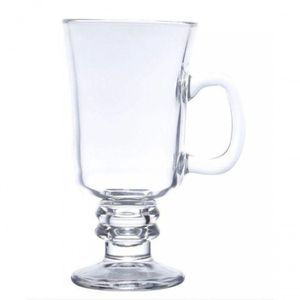 Jogo 6 Caneca Xicara Cappuccino Mocha Vidro 114 Ml - Lyor