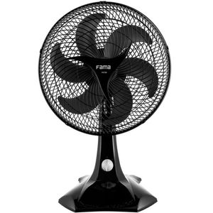 Ventilador De Mesa/parede Fama Fvt30 30cm 60w Preto - 220v