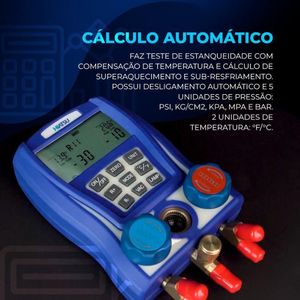 Manifold Digital Profissional 2 Vias Hiatsu Wk-6889-l