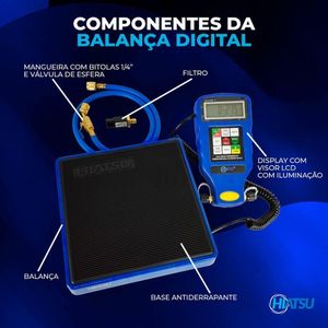 Balança Digital Programável 100kg Com Solenoide Hiatsu Bph-100s único