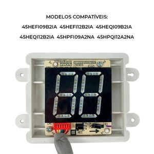 Placa Display Evaporadora Ar Condicionado 9.000 E 12.000 Btus Elgin