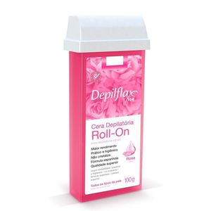 Depilflax - Refil Cera Roll On Rosa 100g