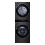 Lava-e-Seca-Eletrica-Smart-LG-WashTower™-17kg-Aco-Escovado-Preto-com-Inteligencia-Artificial-AIDD™-WK17BS6A